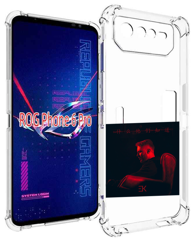 Чехол MyPads Что они знают, Егор Крид для Asus ROG Phone 6 Pro задняя-панель-накладка-бампер