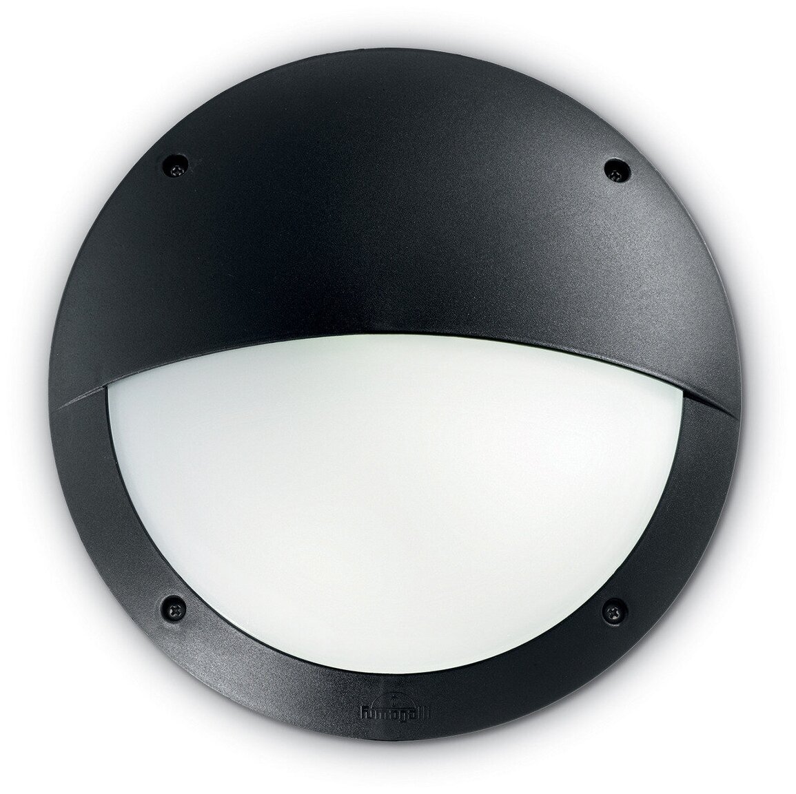 Светильник уличный настенный ideal lux Polar-2 AP1 макс.1х23Вт IP66 Е27 230В Черный/Белый Смола Без лампы 096698.