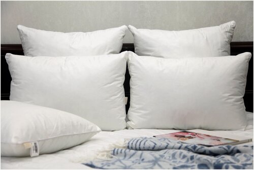 Изображение товара Подушка Рио 50х68, лебяжий пух тик белый100% хлопок
