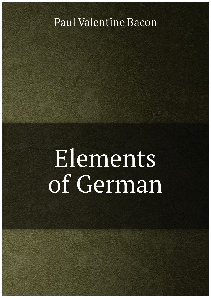 Elements of German