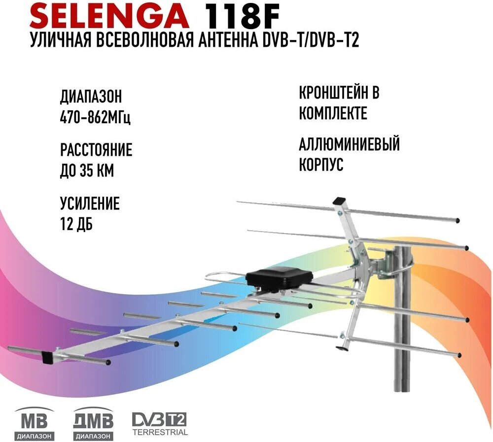 Цифровая антенна для тв Selenga - фото №7