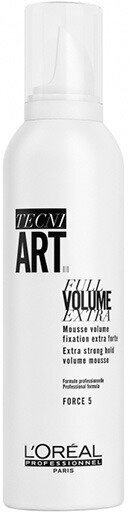 L′Oreal Professionnel Tecni.Art Full Volume Extra Mousse (Мусс для придания экстра объёма и супер фиксации тонких волос, фиксация 5), 250 мл