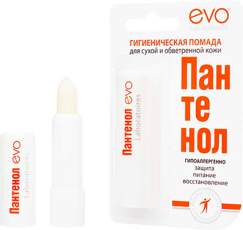 EVO Пантенол помада гигиеническая 2,8 г 1 шт