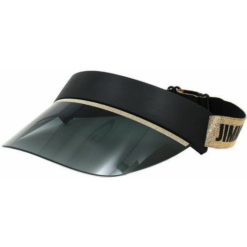 фото Солнцезащитные очки jimmy choo, прямоугольные, оправа: пластик, спортивные, градиентные, для женщин, черный