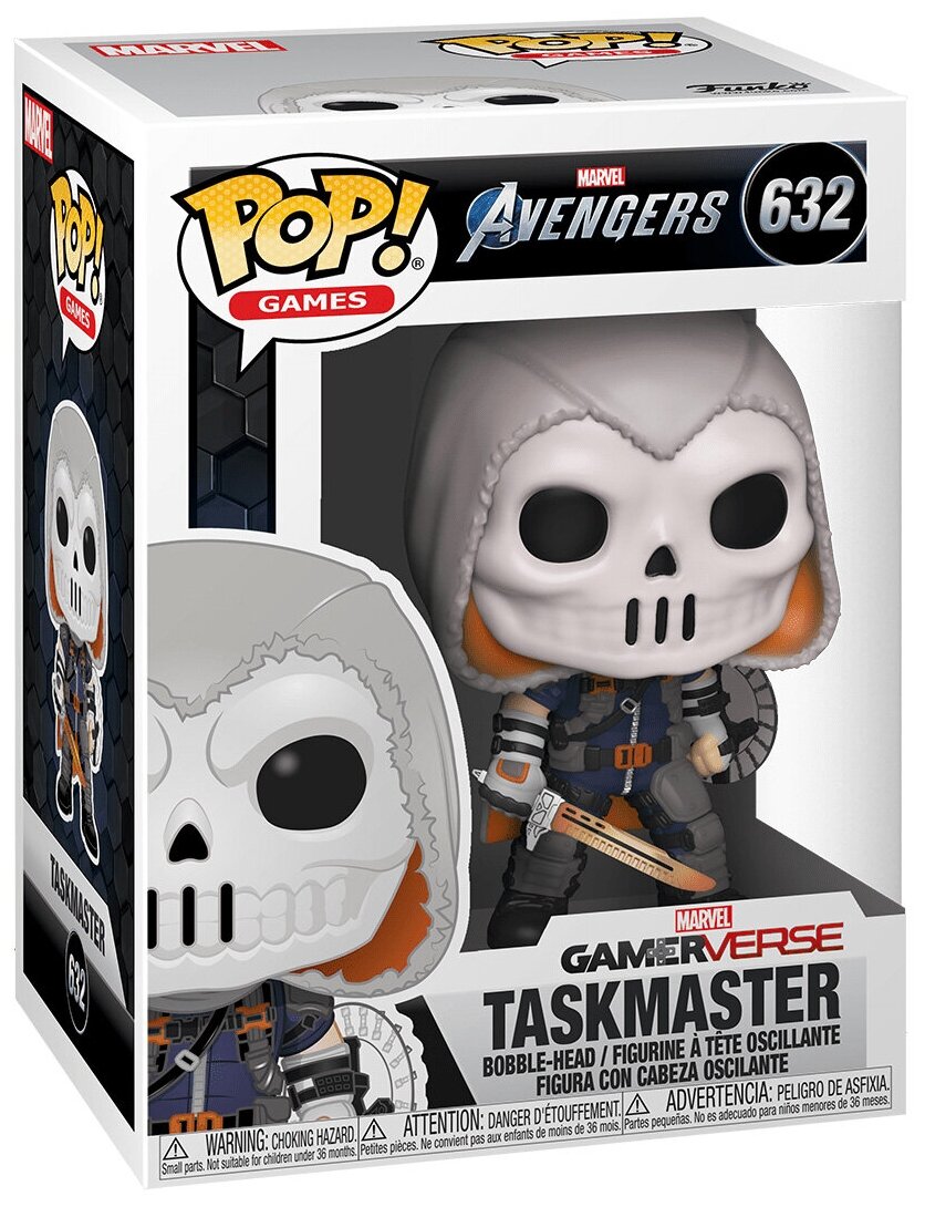 Funko 47815F Фигурка Funko POP! Bobble: Marvel: Avengers Game: Taskmaster - фото №3