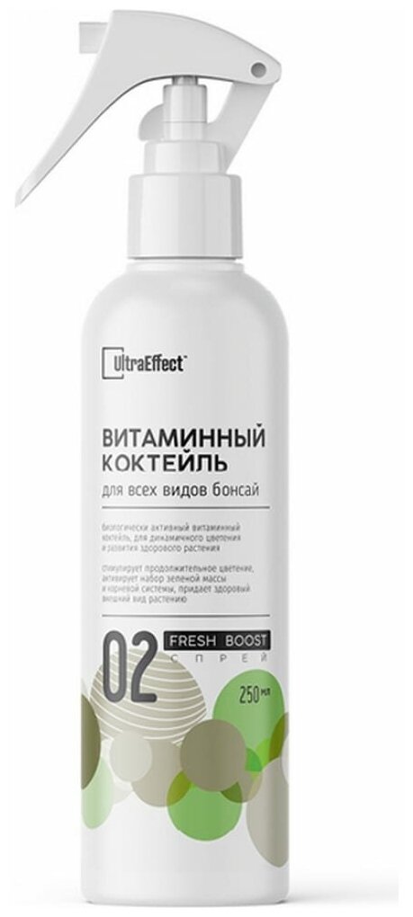 EffectBio Витаминный коктейль для всех видов Бонсай UltraEffect Fresh Boost спрей 250мл 4603743270806