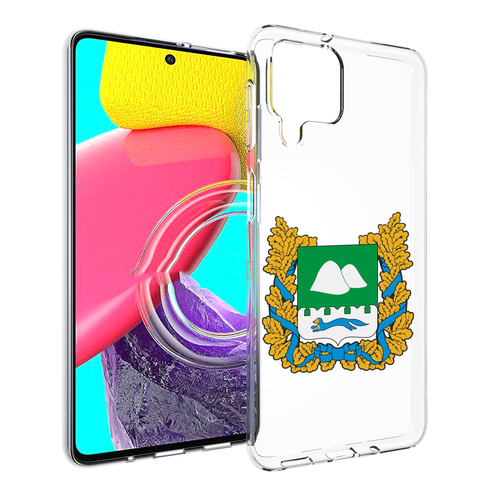 Чехол MyPads герб-курганской-области для Samsung Galaxy M53 (SM-M536) задняя-панель-накладка-бампер