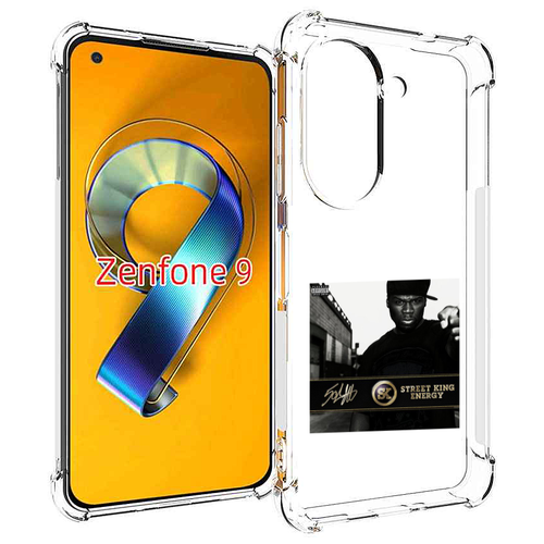 Чехол MyPads 50 Cent - Street King Energy для Asus Zenfone 9 (AI2202) задняя-панель-накладка-бампер