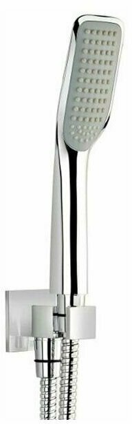 фото Teka / Тека Formentera душевой набор / гарнитур (душ. лейка + шланг металлический + крепление), хром (790055400), производство Испания