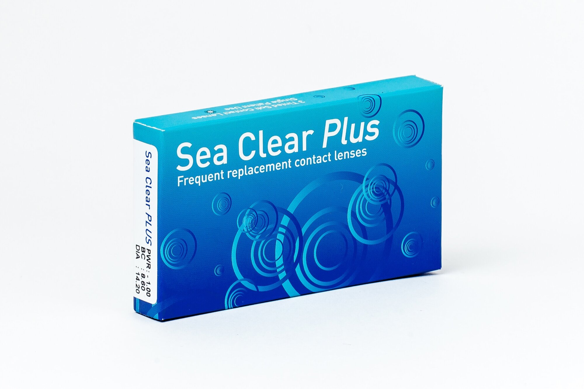Sea Clear Plus 3 линзы В упаковке 3 штуки Оптическая сила -4.5 Радиус кривизны 8.6