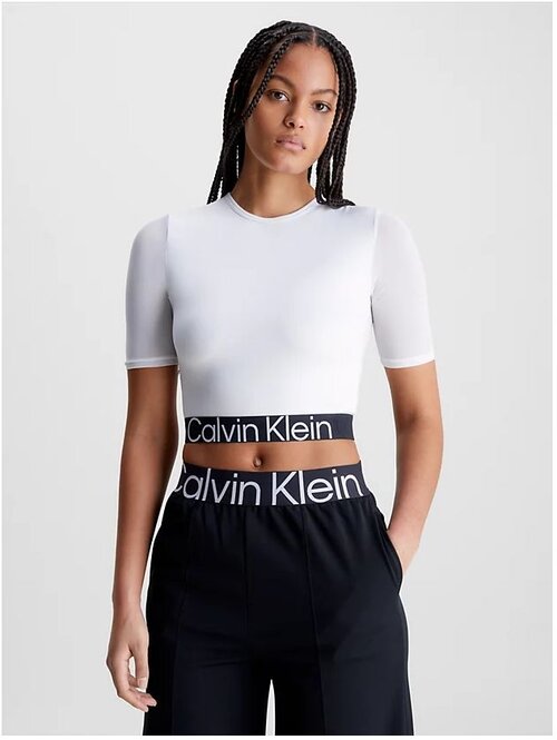 Топ CALVIN KLEIN, размер S, белый