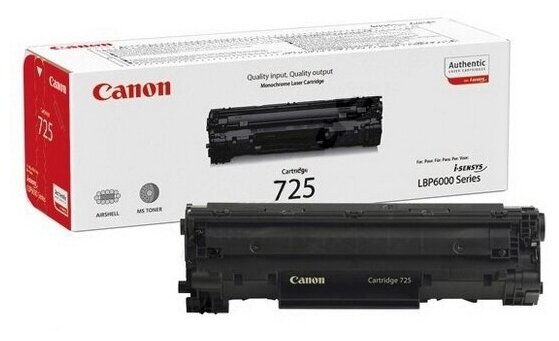 Картридж Canon 725 (LBP 6000/6000B/MF3010) черный