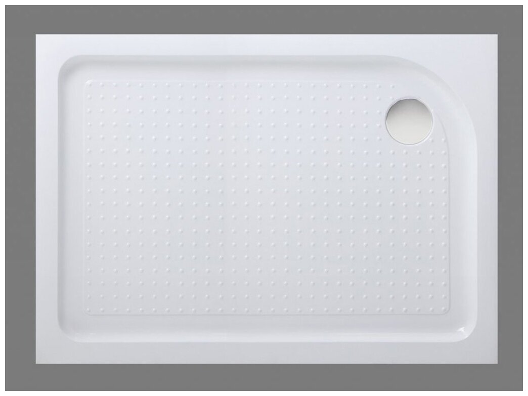 Поддон для душа BelBagno TRAY-BB-AH-100/80-15-W-R - фотография № 1