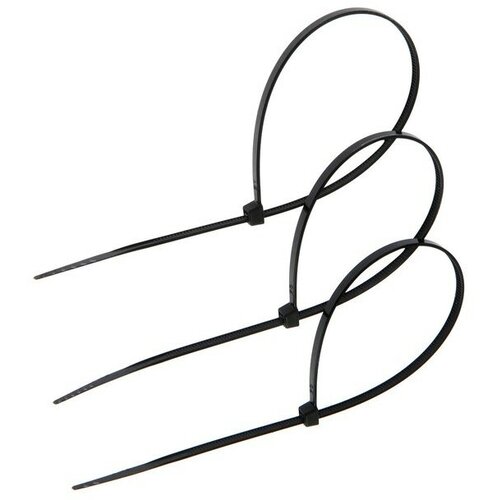 Хомут нейлоновый 36250 мм черный в упаковке 100 шт стяжка 294₽