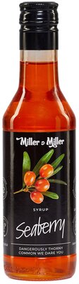 Сироп Облепиха / Облепиховый для кофе, чая и коктейлей 250 мл (0,25 л) стеклянная бутылка Miller&Miller (Миллер энд Миллер)