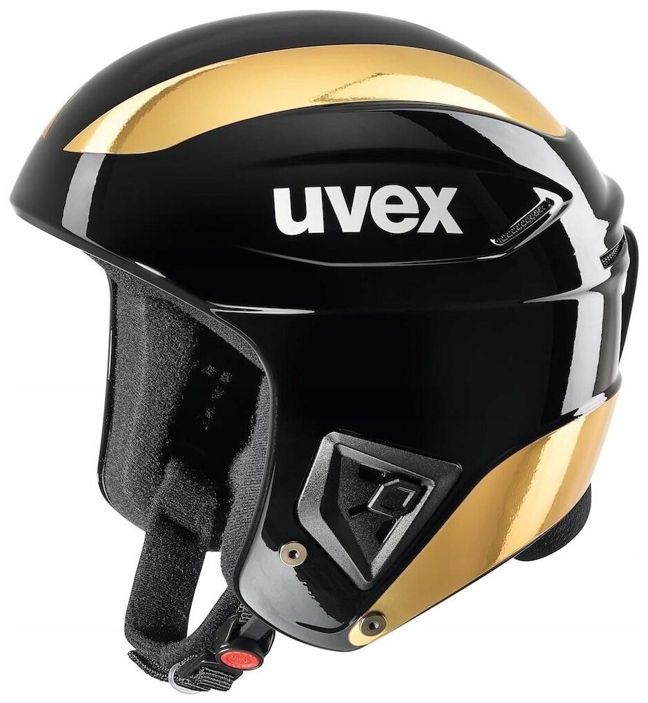 Шлем UVEX 2022-23 Race+ Black Mat/Black Gold (см:57-59)