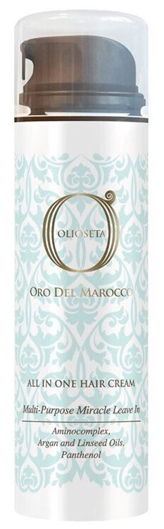 Barex, Крем для волос "All in One" Olioseta Oro Del Marocco, 200 мл