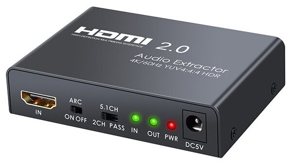 Конвертер звука (HDMI 2.0 Audio Extractor) Booox AE30