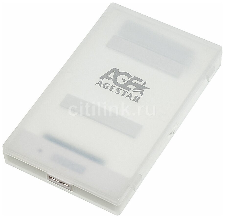 Внешний корпус для HDD/SSD AgeStar 3UBCP1-6G, белый