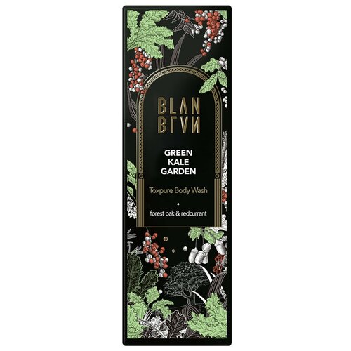 Гель для душа (лесной дуб, красная смородина) | BLANBLVN Green Kale Garden Toxpure Body Wash Forest Oak  Redcurrant 200ml