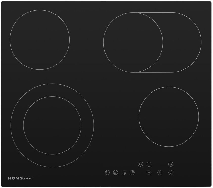Электрическая варочная панель HOMSair HV64SMDBK