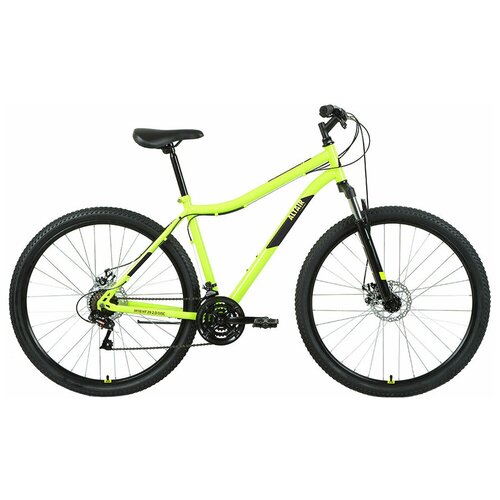 Велосипед ALTAIR MTB HT 29 2.0 D 2022 рост 19 ярко-зеленый/черный