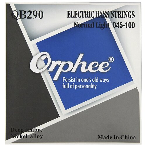 Orphee Qb-290 - Струны для бас гитары orphee vx 120 струны для бас гитары