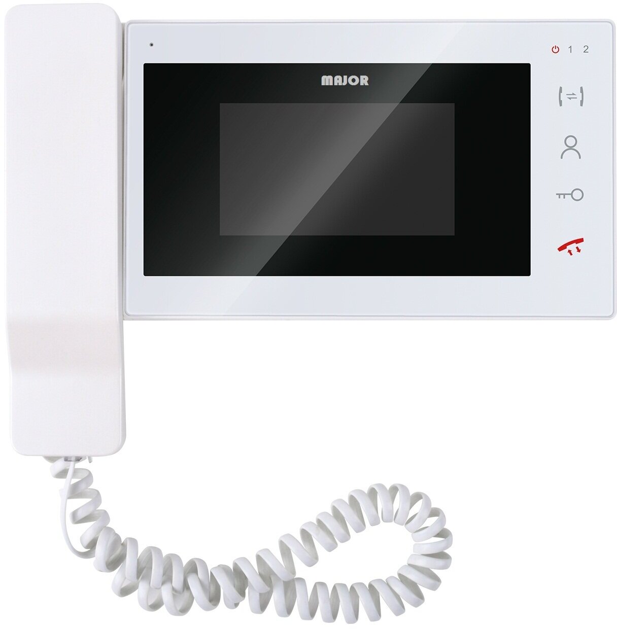 Монитор видеодомофона для дома с трубкой Solo-T, экран 4.3", сенсорное управление, открытие замка, подключение 2-х вызывных панелей