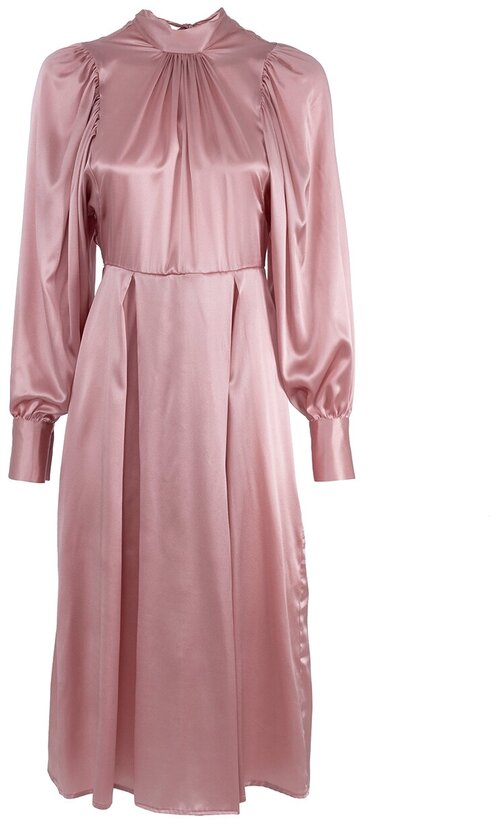 Платье Veronica Iorio, прилегающее, размер 44, розовый