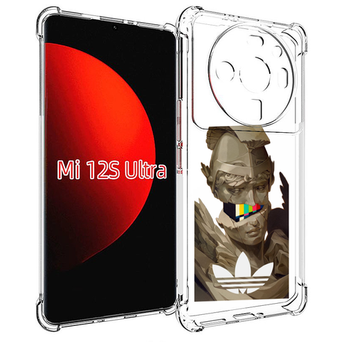 Чехол MyPads статуя-адидас для Xiaomi 12S Ultra задняя-панель-накладка-бампер