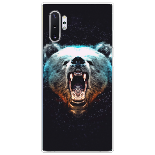 Силиконовый чехол на Samsung Galaxy Note 10 + / Самсунг Гэлакси Нот 10 Плюс Медведь