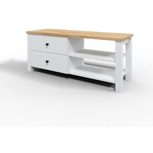 Мебель-комплекс рино Тумба под ТВ исп. 1 Белый/Дуб золотой крафт