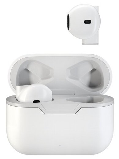 Bluetooth наушники вкладыши с микрофоном GAL TW-4050 TWS V5 беспроводная мобильная гарнитура белые