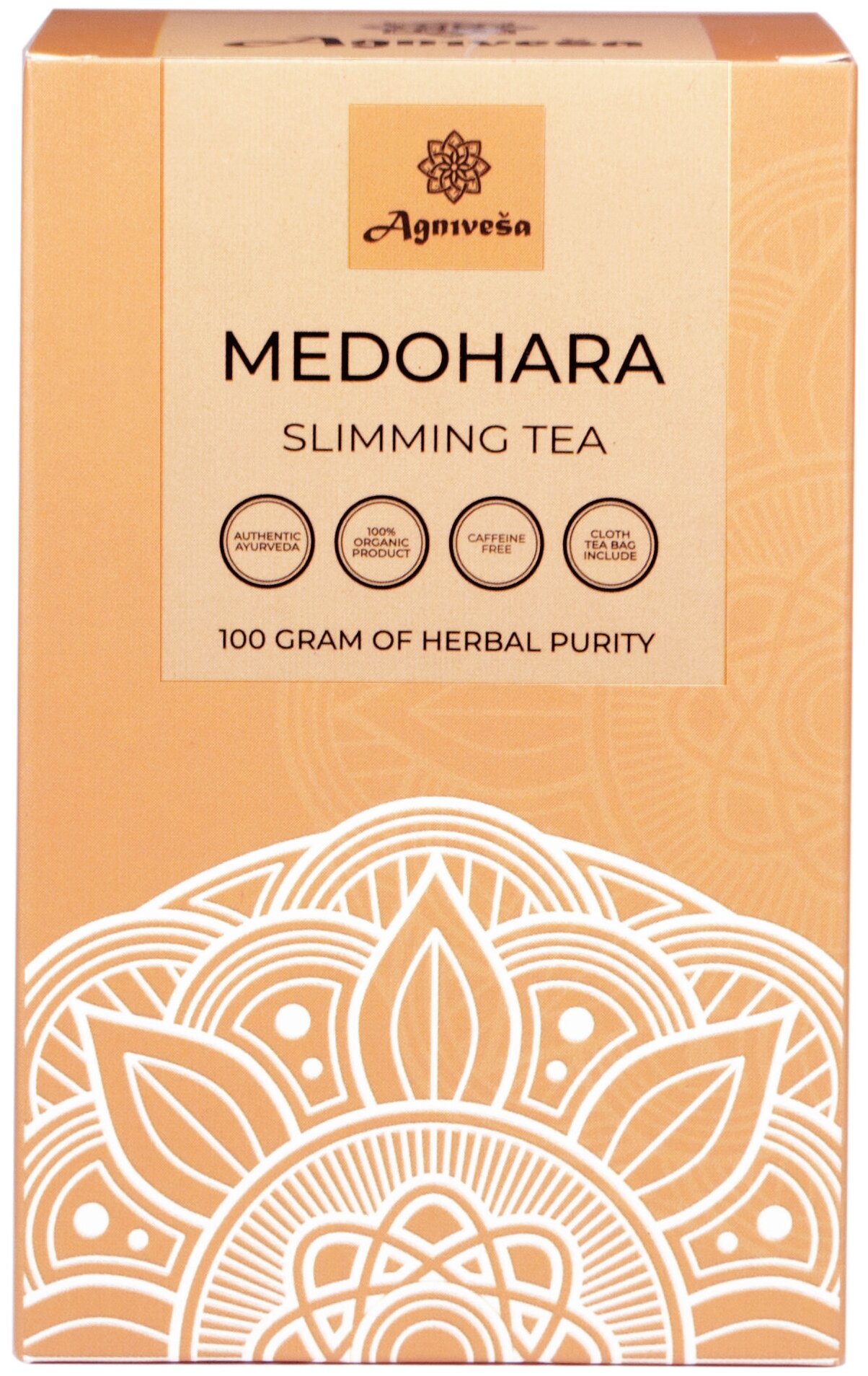 AGNIVESA Аюрведический чай для похудения Медохара | Medohara Slimming Tea 100г