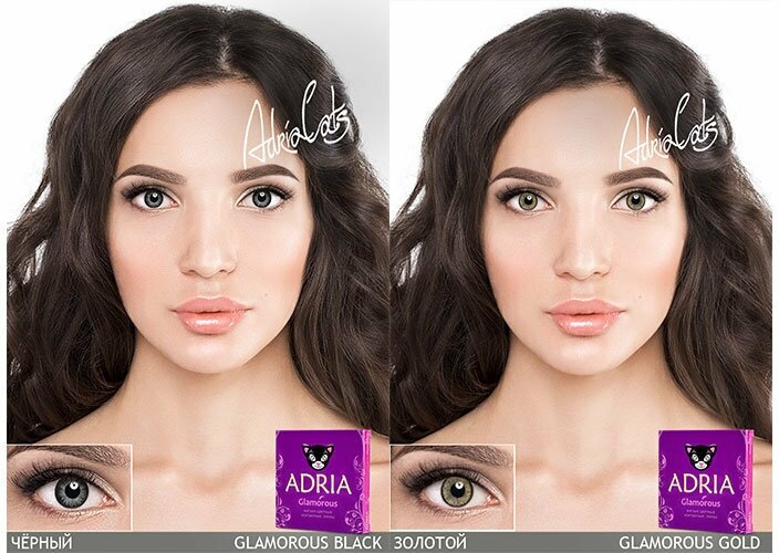 Контактные линзы adria glamorous color 2 шт 8,6 turquoise -6,00 Interojo Inc. KR - фото №14