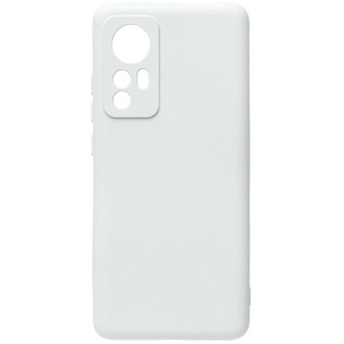 Накладка силиконовая Silicone Cover для Xiaomi 12T белая чехол mypads horizon zero dawn art для xiaomi 12t redmi k50 ultra задняя панель накладка бампер