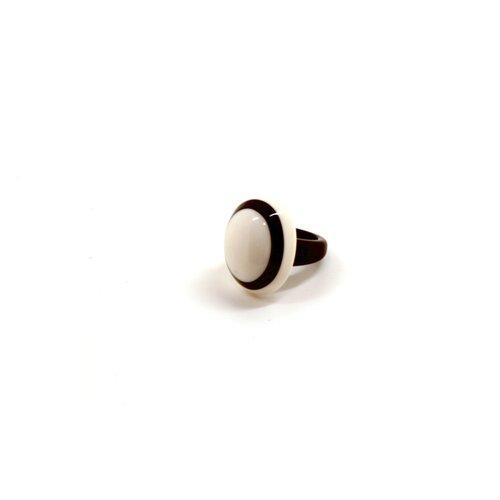 Кольцо ПРЕЗЕНТ, размер 17, белый кольцо грибок
