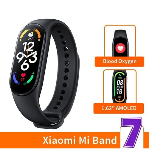 Фитнес браслет Mi Smart Band 7 CN черный Смарт часы 289000₽