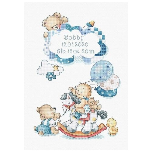 Набор для вышивания Letistitch "It's a boy!", 27x18 см