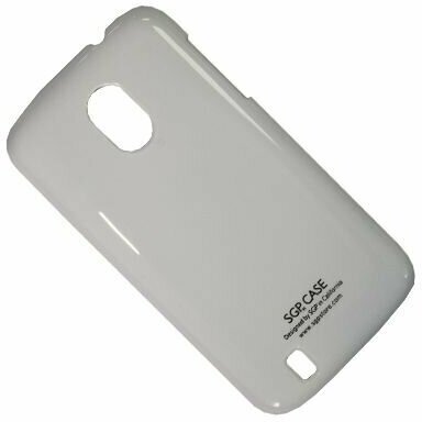 Чехол для ZTE V889m задняя крышка пластик лакированный SGP Case Ultra Slider <белый>