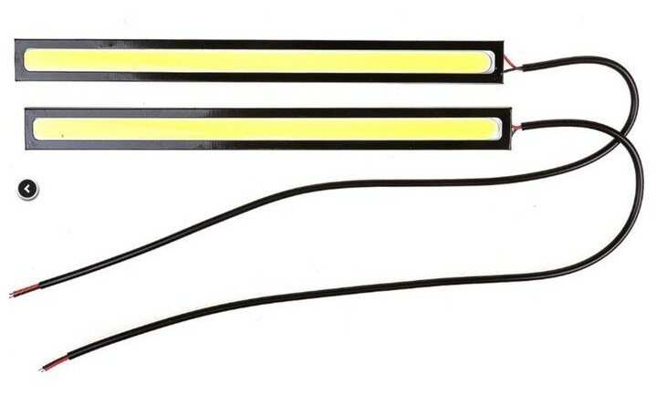 Дневные ходовые огни Skyway, 12 В, 1 COB диод, 175 х 3 х 15 мм, набор 2 шт, S01501033