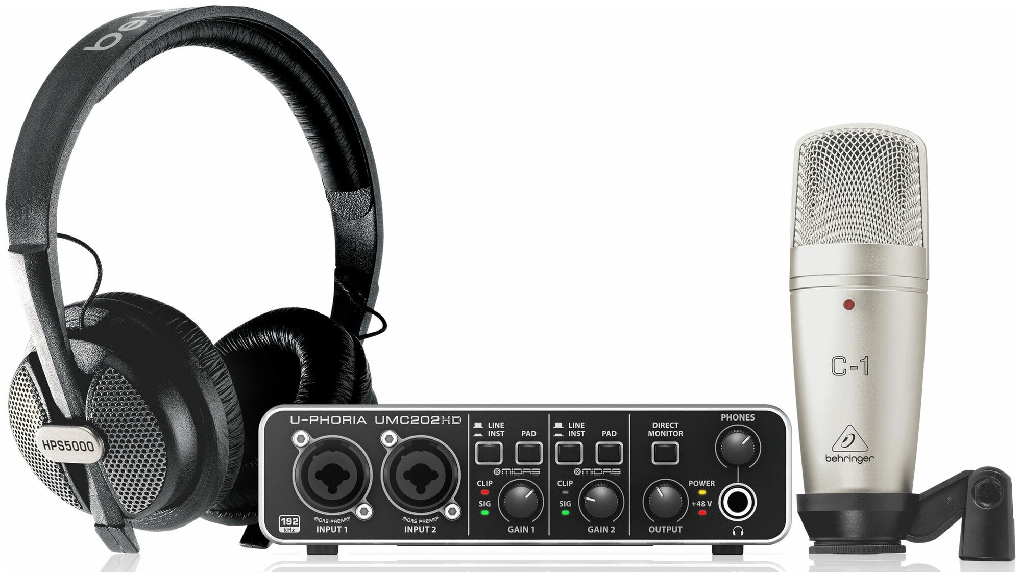 Behringer U-PHORIA STUDIO PRO Набор для звукозаписи