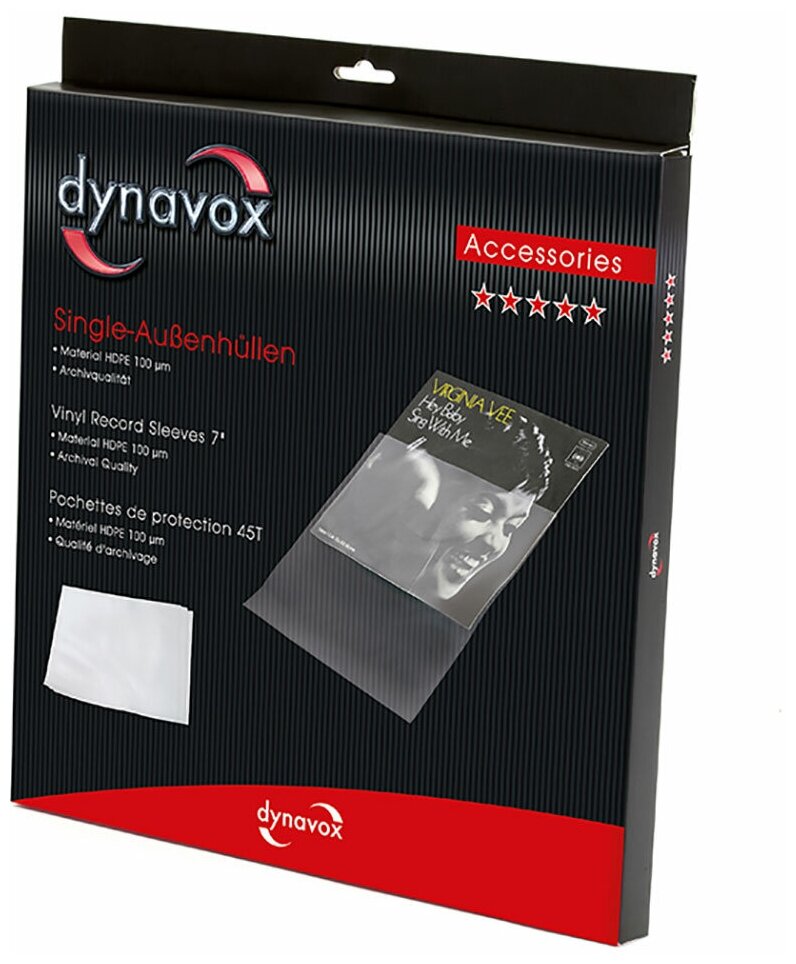 Dynavox Конверты для Single 7" set 50pcs (207807)