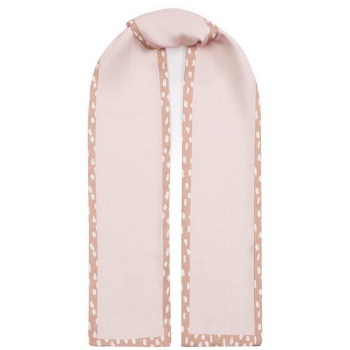 фото Шарф eleganzza, натуральный шелк, 100х9 см, розовый
