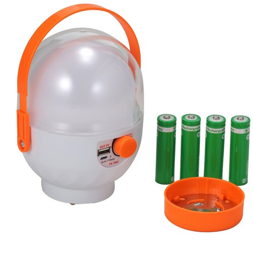 Кемпинговая лампа OKGO со сверхдолгим режимом работы от 2-х батарей 18650 функция Power Bank 120000₽