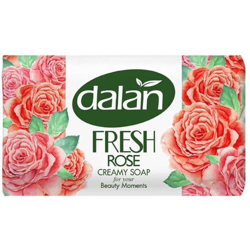 Мыло-крем туалетное твердое Dalan Fresh 100г, Роза (Турция)