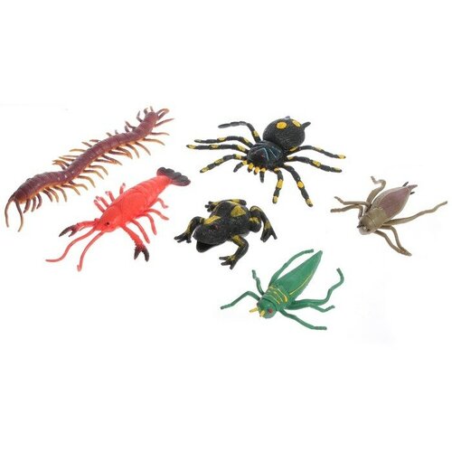 Фигурка животного тянущаяся Насекомое микс 281₽