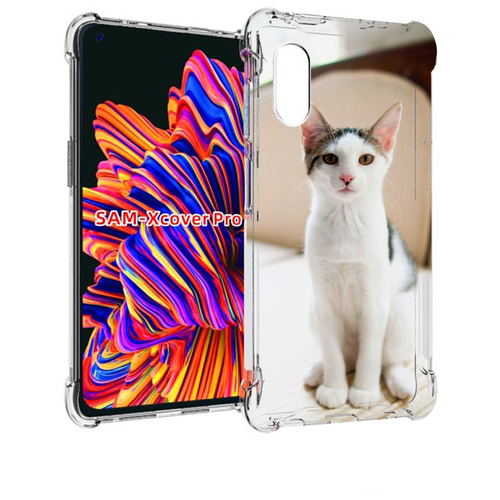 Чехол MyPads порода кошка эгейская для Samsung Galaxy Xcover Pro 1 задняя-панель-накладка-бампер чехол mypads кошка чаузи для samsung galaxy xcover pro 1 задняя панель накладка бампер