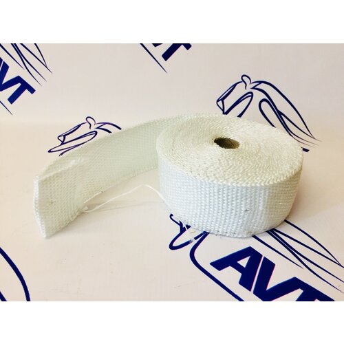 Термолента для глушителя до 800гр (10м*50мм) белая