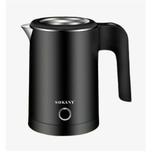 Электрический чайник Sokany SK-SH-1077/FUNCTIONAL/с поддержанием тепла/корпус жаропрочный/Черный